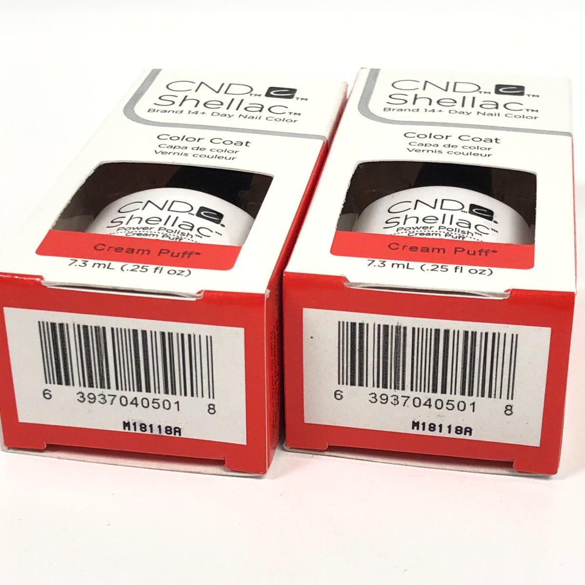 CND Shellac UV Gel Nail Polish Set - 2 Bottles, 0.25oz, Multiple Colors