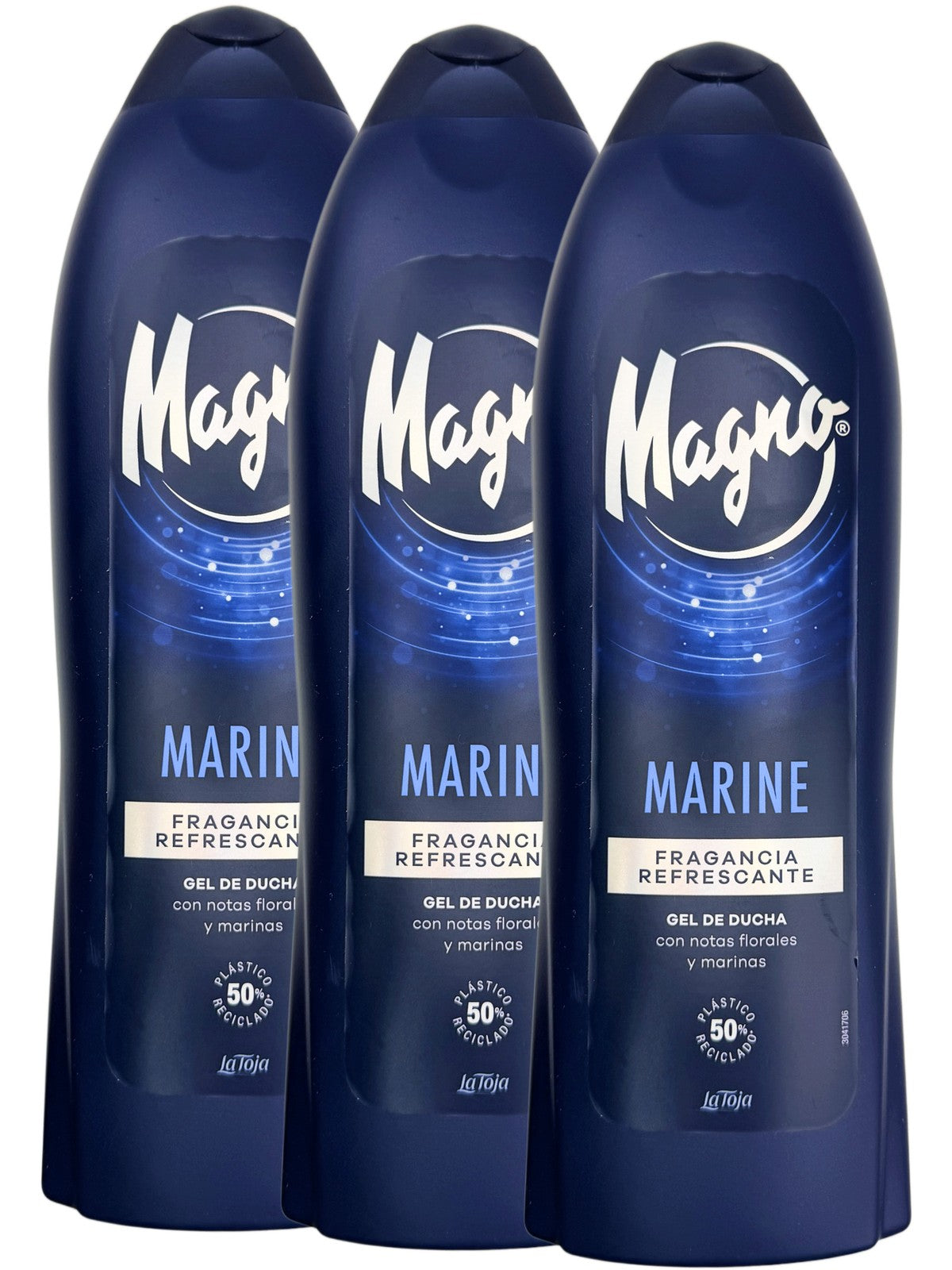 Magno Marine Shower Gel - 3 Bottles, 18.3oz / 600ml each, Personal Care