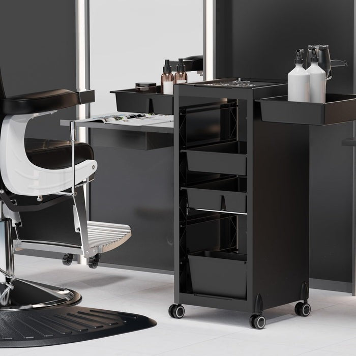 Salon Hairdressing & Barber Cart with 6 Drawers & Storage Trolley