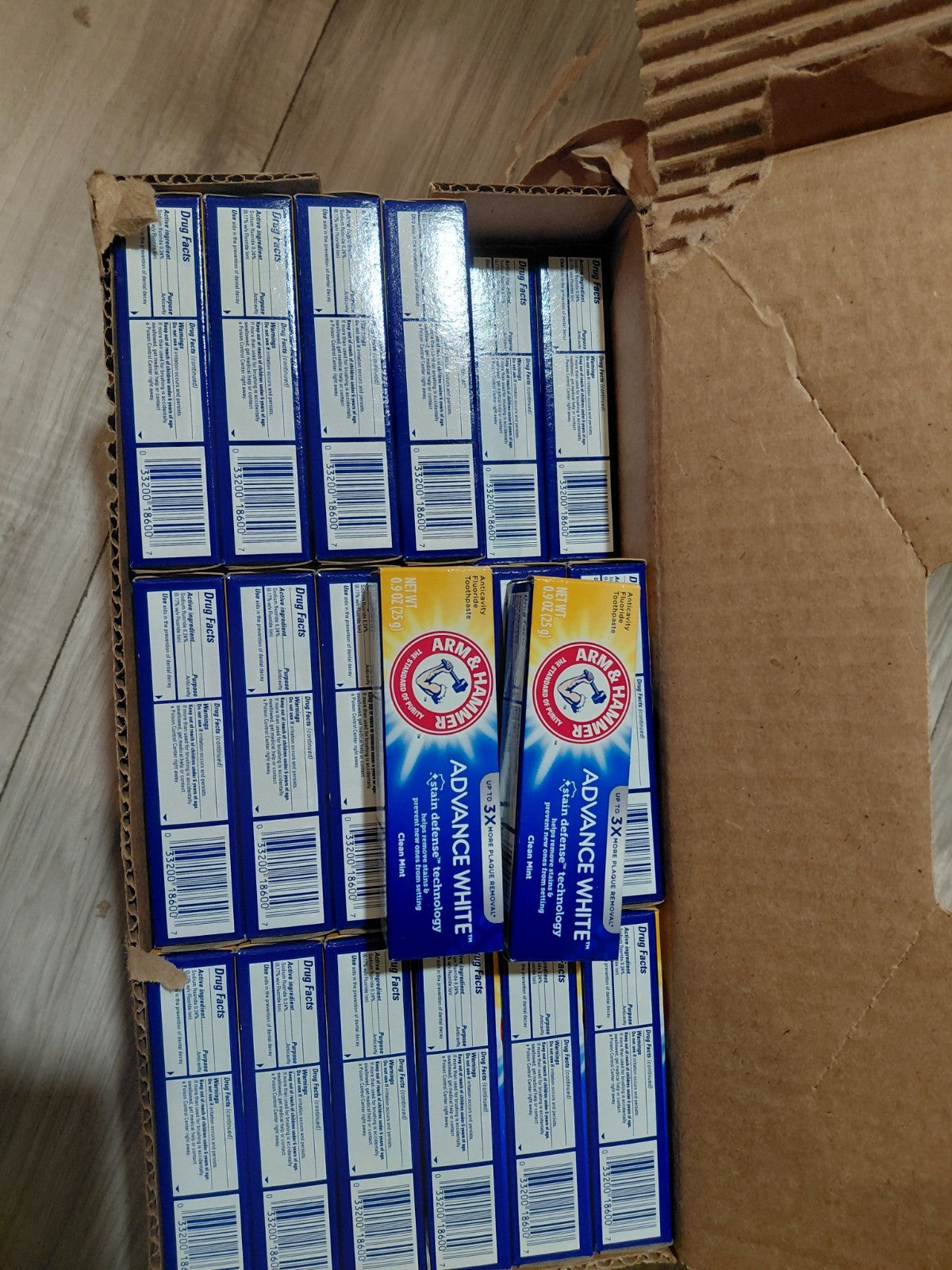 Arm & Hammer Fluoride Toothpaste Pack of 6 Travel Size Mint Whitening
