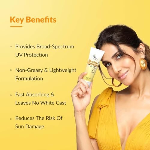 Lightweight SPF 50+ Gel Sunscreen for Face - Broad Spectrum UVA/UVB Water-Resistant