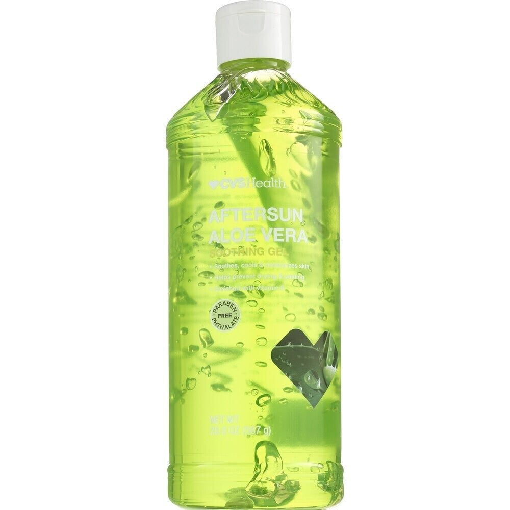 Aloe Vera Moisturizing Gel for Sunburn Relief - 40oz Cooling Skin Care