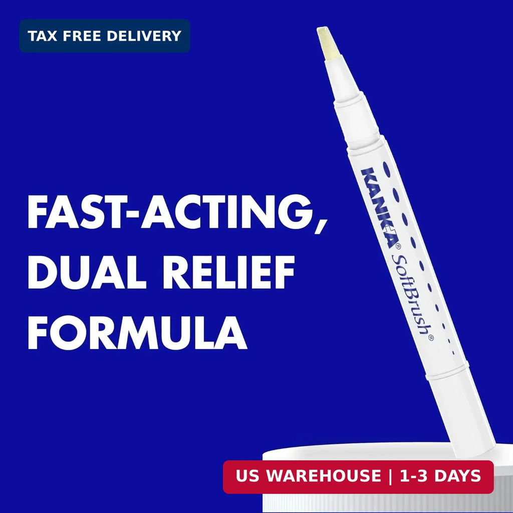Professional Strength Tooth & Mouth Pain Relief Gel Pen - Fast-Acting Oral Pain Relief