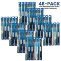 48 Pack Soft Manual Toothbrushes for Plaque Removal & Gum Care
