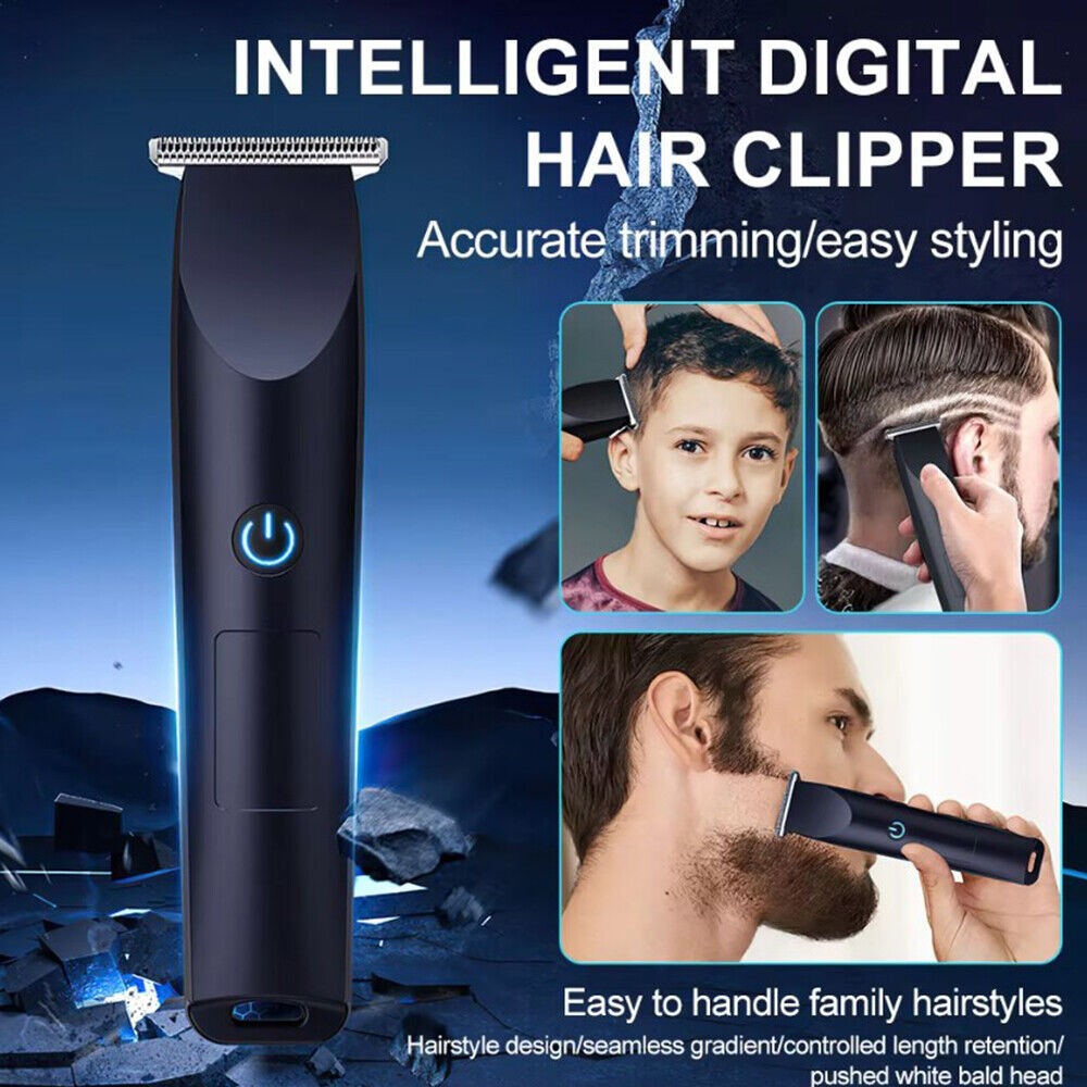 Electric Hair Clippers & Beard Trimmer for Men Wireless Shaver with Multiple Combs