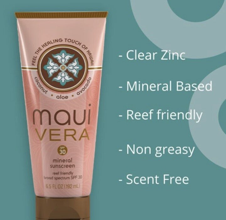Reef-Friendly Mineral Sunscreen SPF 30 - Travel & Lavender Peppermint Options