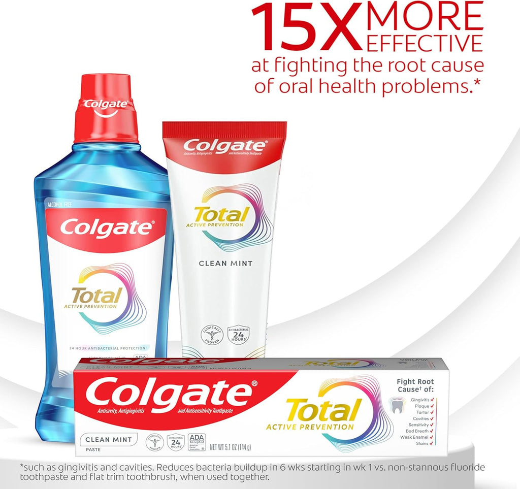Fluoride Toothpaste with Fresh Mint - 4 Pack, 5.1 oz Anticavity Oral Care