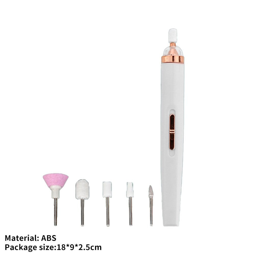 Electric Nail Drill File Machine for Manicure and Pedicure with LED Light