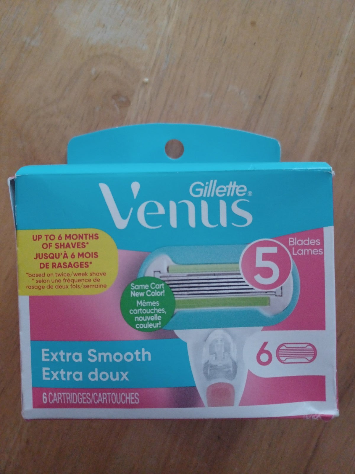 Gillette Venus Extra Smooth Razor Blade Refills - 6 Count for Women