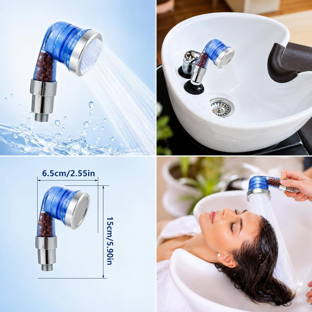 High Pressure 3-Function Shampoo Bowl Sprayer Head with Filter