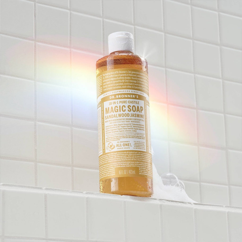 Dr. Bronner's Castile Liquid Body Wash Sandalwood Jasmine 2 Pack