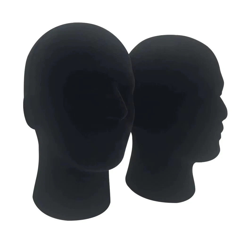 Male Foam Mannequin Head for Wigs Hats Glasses Display Stand