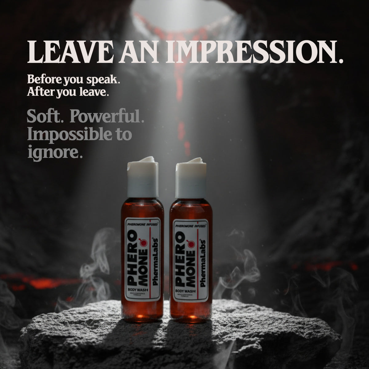Men's Pheromone Body Wash - 2-Pack, Luxury Scented, Confidence Boost