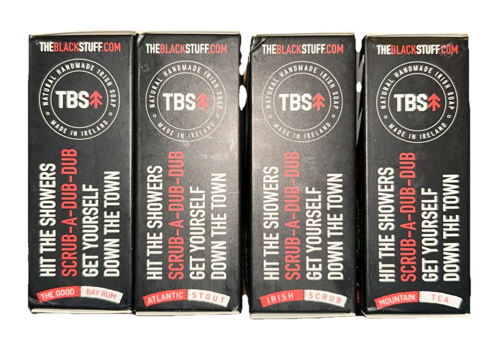 Set of 4 Irish Natural Bar Soaps - Limited Edition Handmade Irish Soap