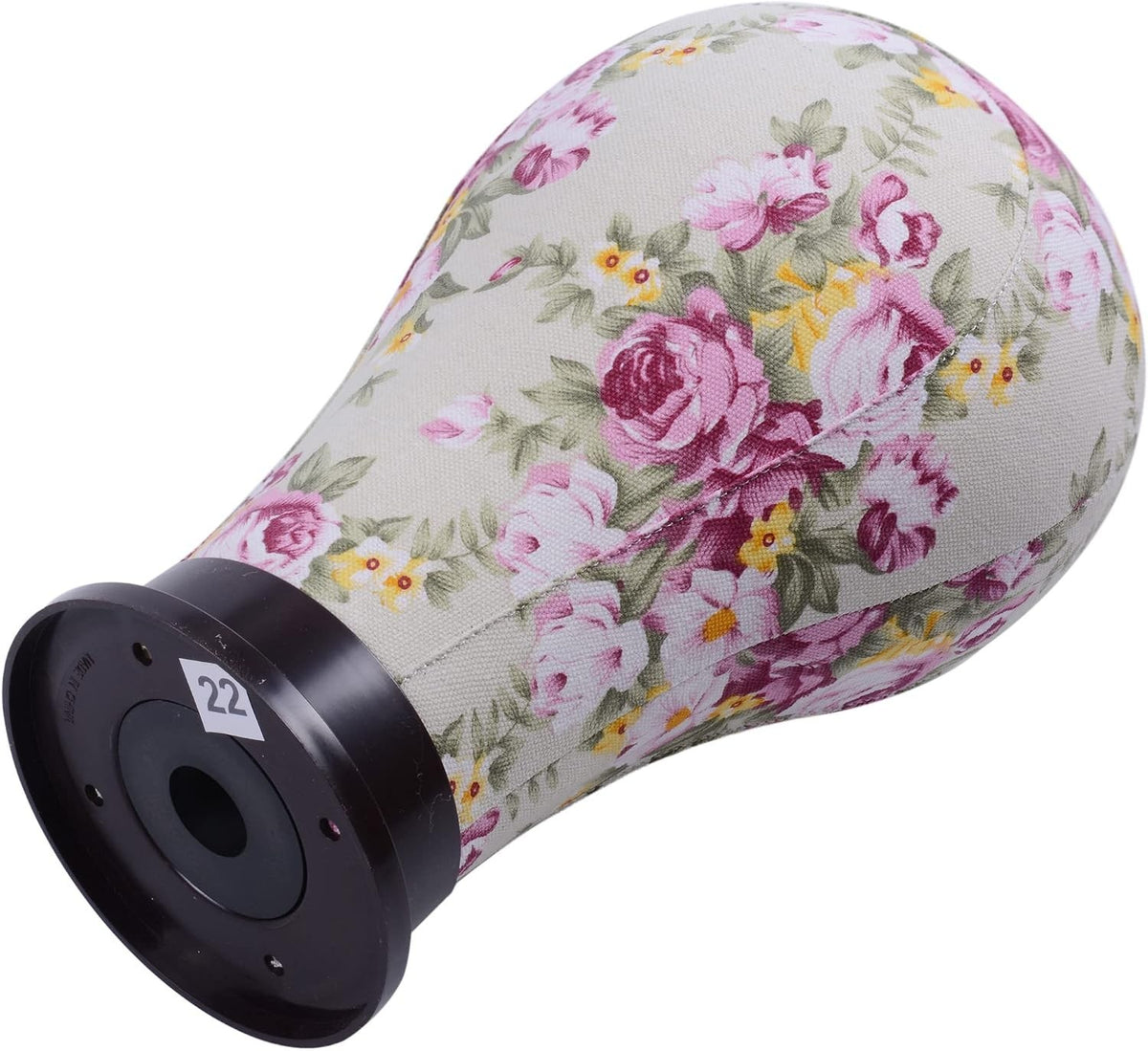 22 Inch Pedestal Mannequin Head for Hair Styling & Hat Display
