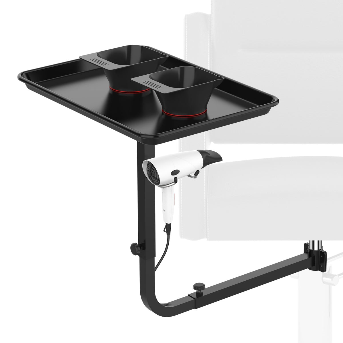 Adjustable 360° Rotation Salon Chair Tray for Hairdressing