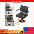 Hydraulic Barber Chair with Adjustable Height & 360° Rotation for Salon & Spa