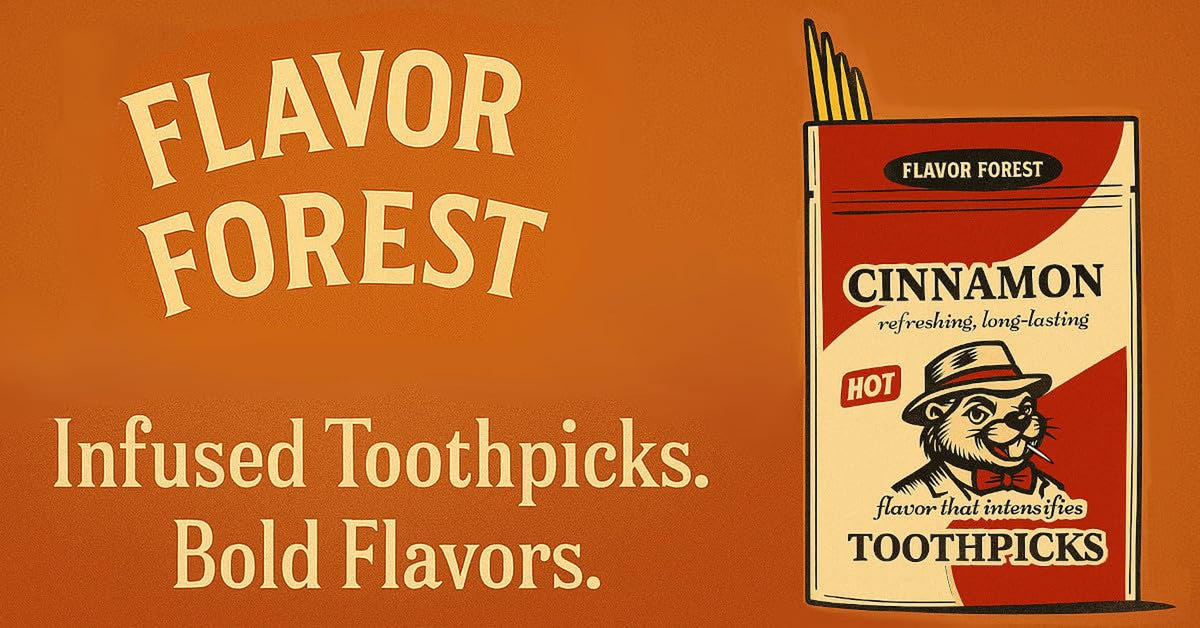 Hot Cinnamon Toothpicks 200 Count - Flavorful Natural Oral Care