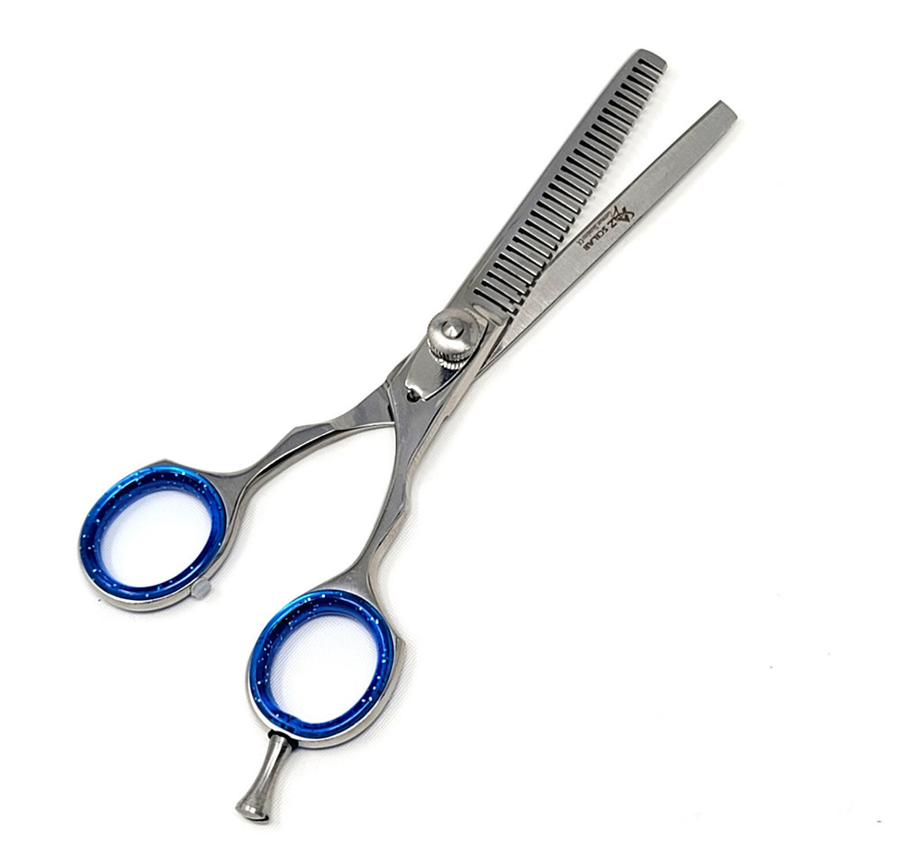 6-Inch Hair Thinning Scissors Barber Shears, Adjustable Tension, Stainless Steel