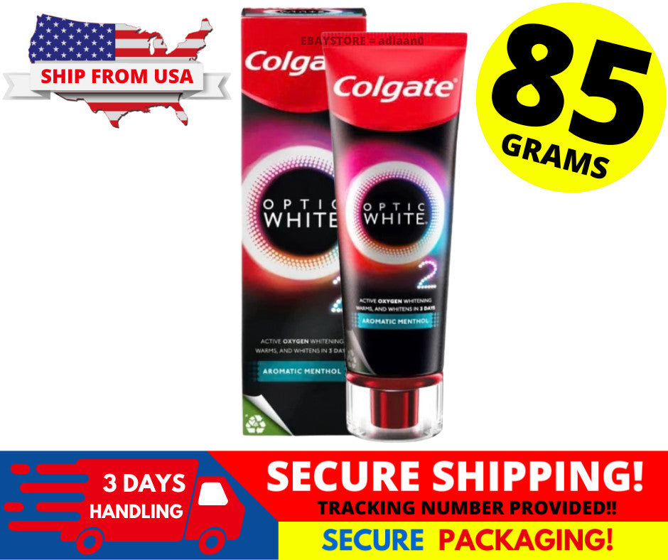 Whitening Toothpaste with Active Oxygen & Menthol 85g - Fast Results