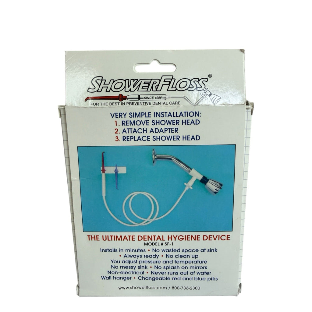 Shower Floss Oral Irrigation Water Pick for Teeth Cleaning Sealed