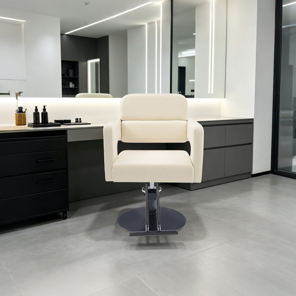 Adjustable 360° Rotatable Salon Chair with Ergonomic Design for Hairdressing