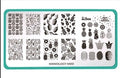 Maniology Nail Stamping Plate M051 Aloha Pineapples Nail Art Tool
