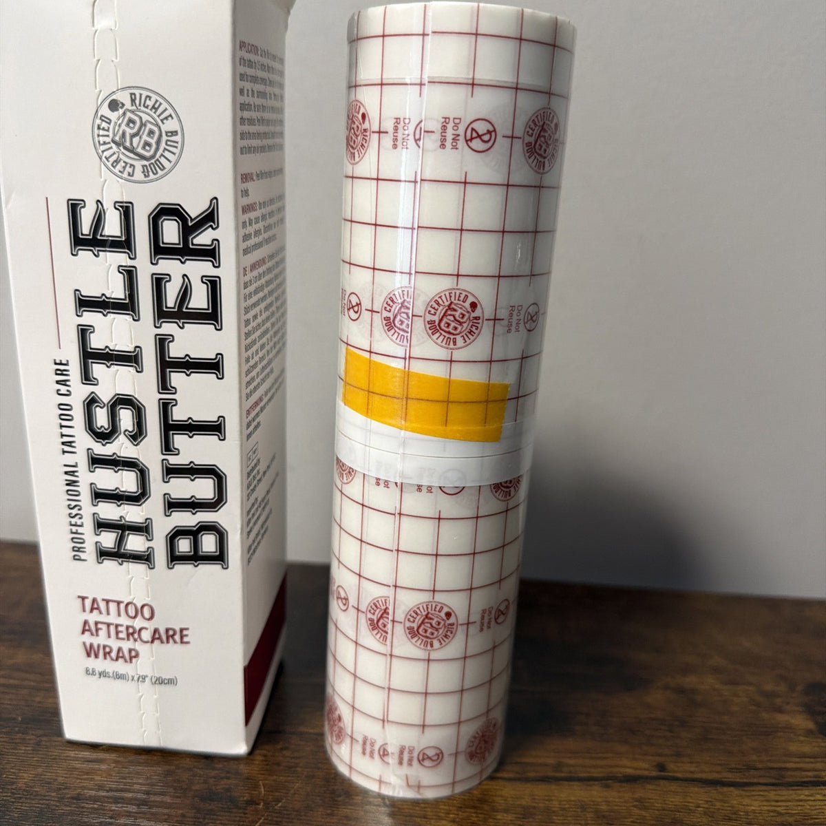 Hustle Butter Professional Tattoo Aftercare Wrap 7.9" x 8.8 yds