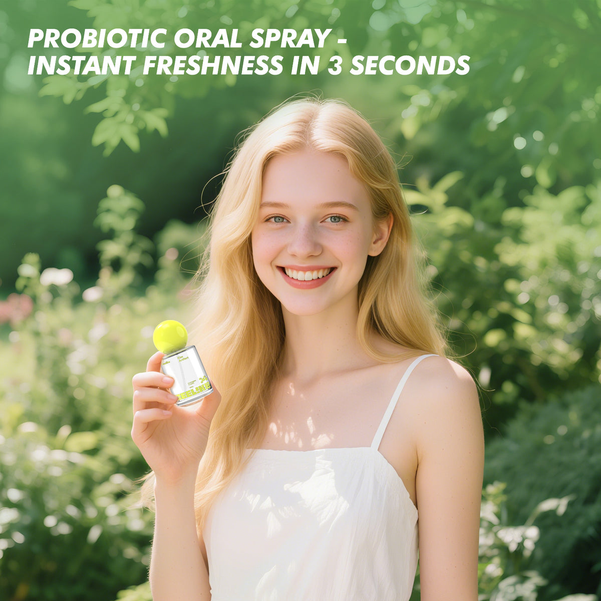 Probiotic Mouth Spray for Fresh Breath - Cucumber Flavor, 20ml