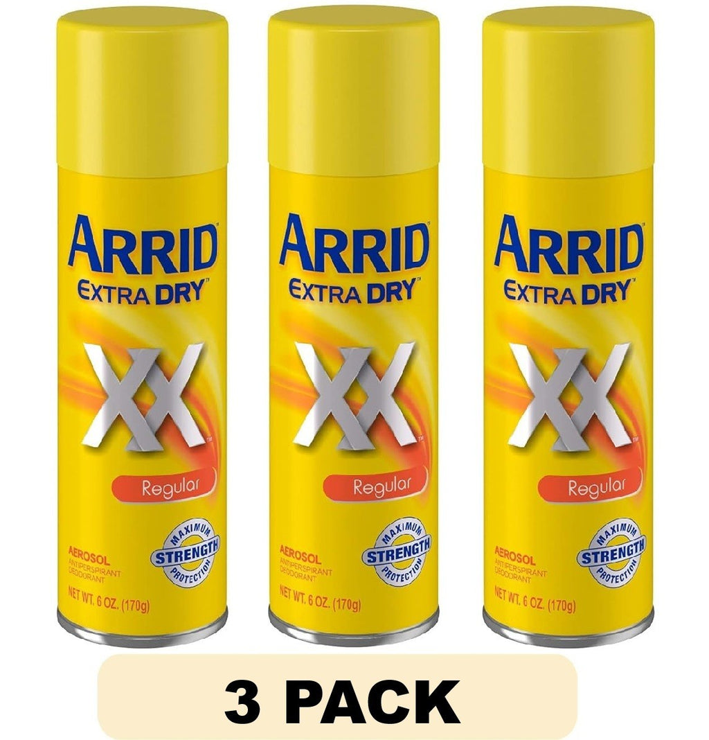 Antiperspirant Deodorant Spray 3-Pack - Max Dry, Fresh Scent for Men & Women