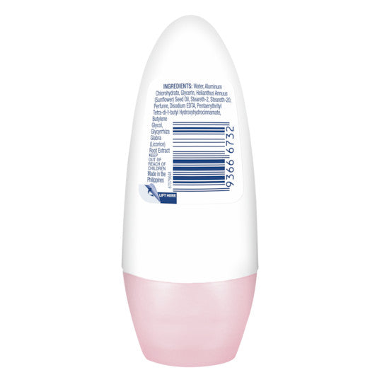 Dove Powder Soft 48H Roll-On Deodorant - 50ml, Gentle, Moisturizing, Fragrance