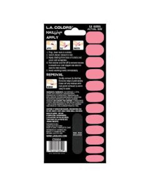Peach Bellini Nail Wraps - Salon DIY Nail Stickers, Easy to Apply