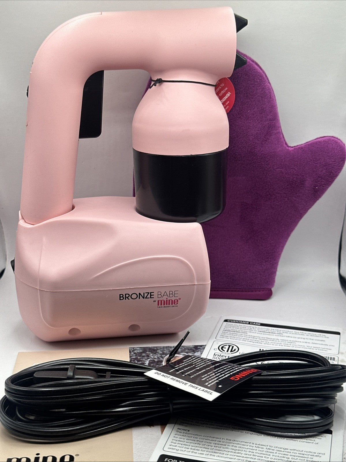 At-Home Spray Tanning Kit with Pink Color - Includes Tan Mist & Accessories