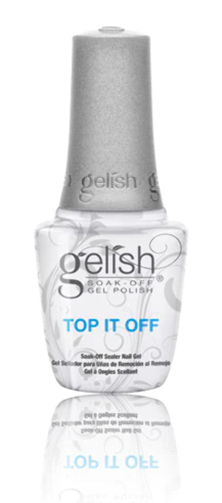 Gelish Top Coat Sealer Gel - Long-Lasting Nail Polish Finish 0.5 oz