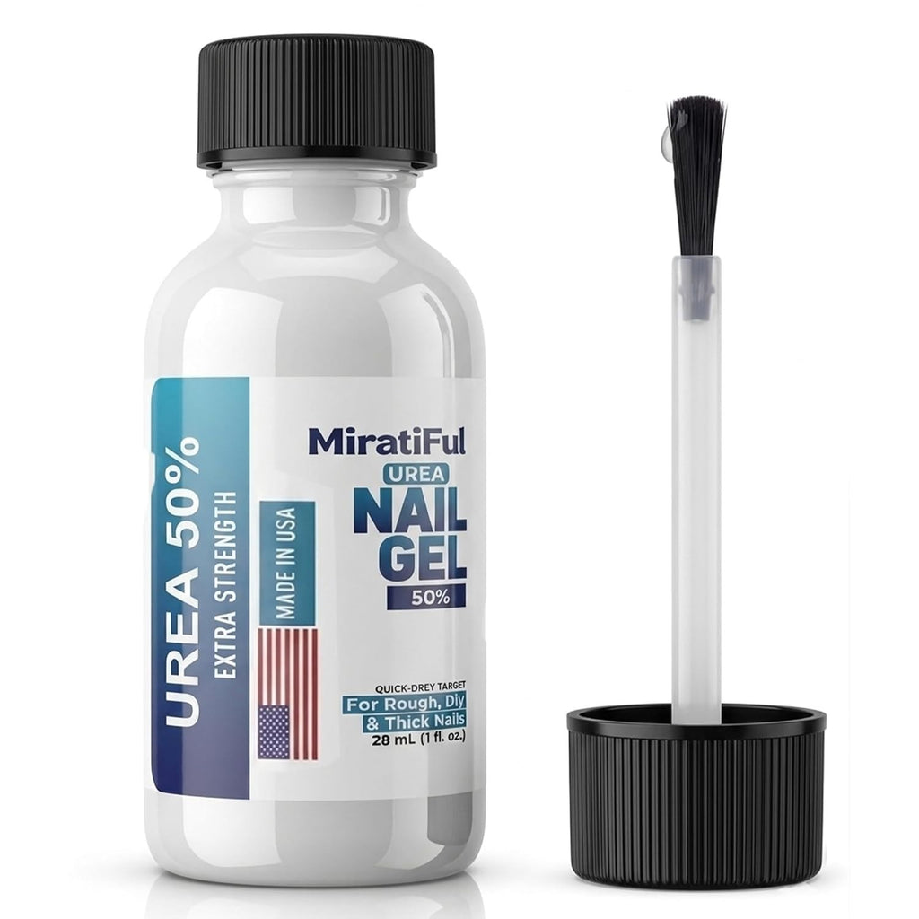 Urea 50% Nail Gel for Thick Toenails & Calluses - Softens, Exfoliates, Quick-Dry, 1 fl oz