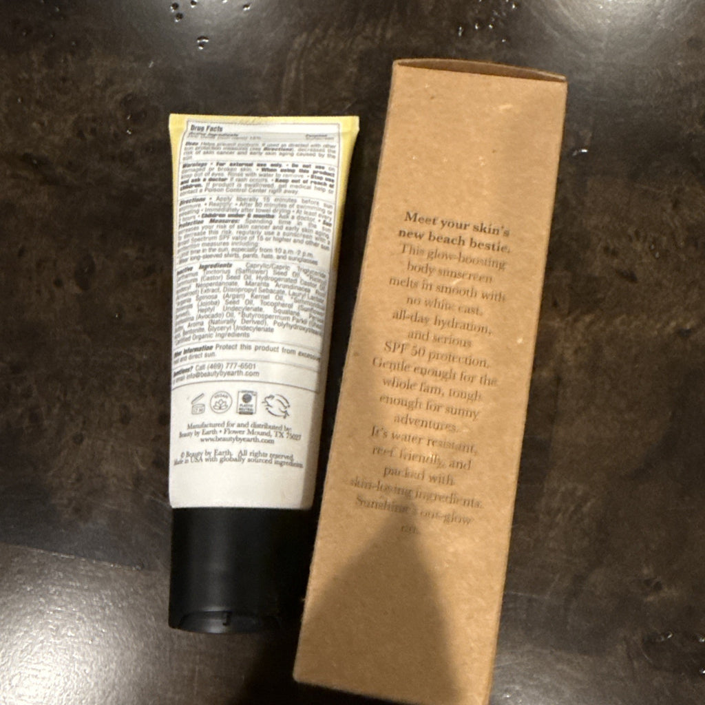 Mineral Sunscreen SPF 50 for Body Reef Safe Water Resistant 80 Min - Made in USA