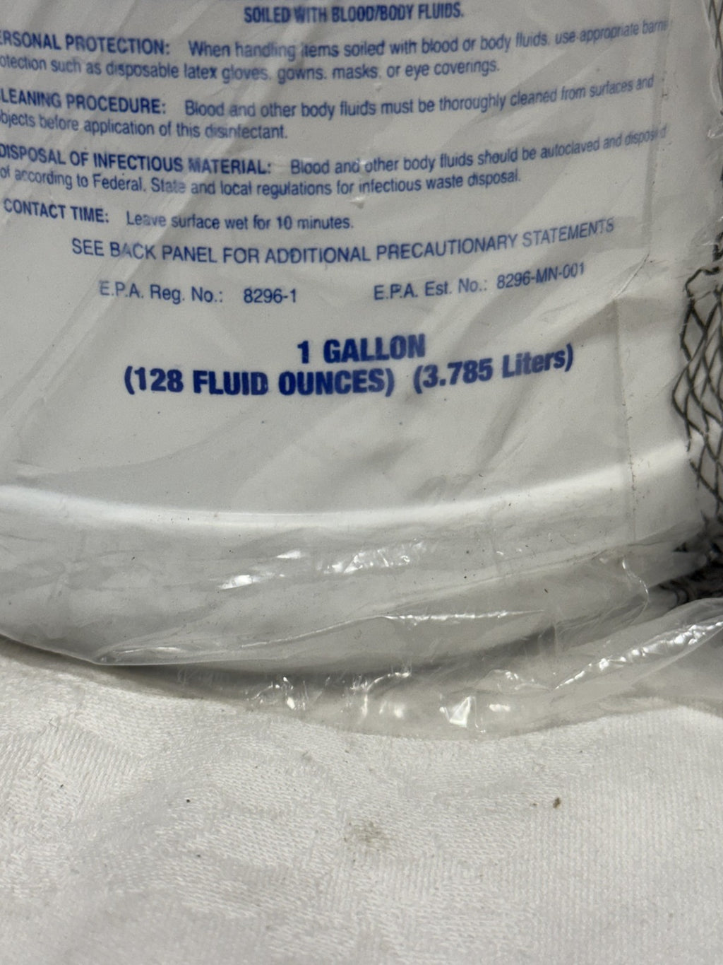 William Marvy Mar V Cide Disinfectant Gallon Jug 28oz - Household Sanitizer