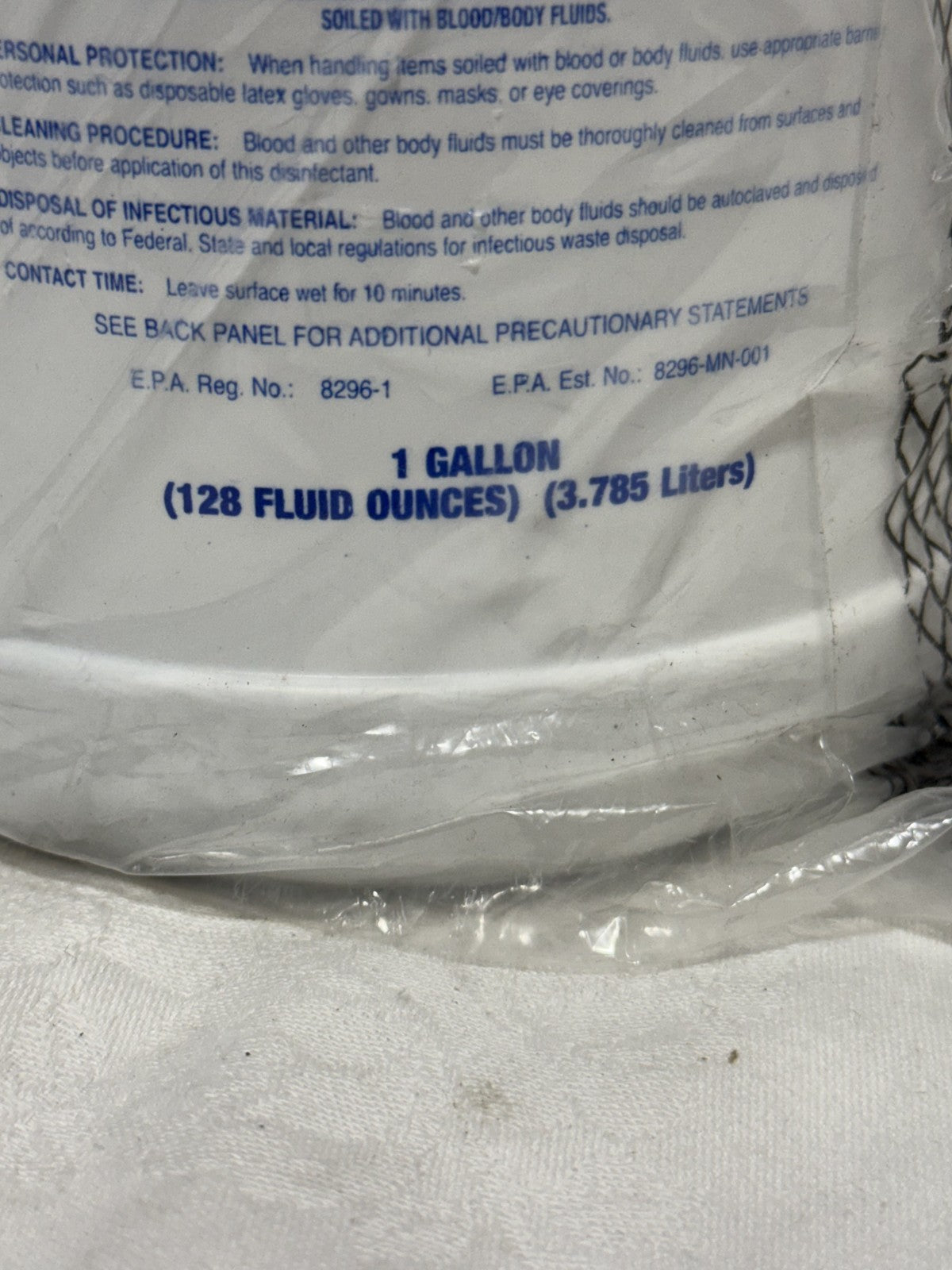 William Marvy Mar V Cide Disinfectant Gallon Jug 28oz - Household Sanitizer