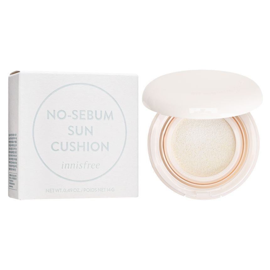 Innisfree No Sebum Sun Cushion SPF50+ PA++++ 14g - Oil Control & UV Protection