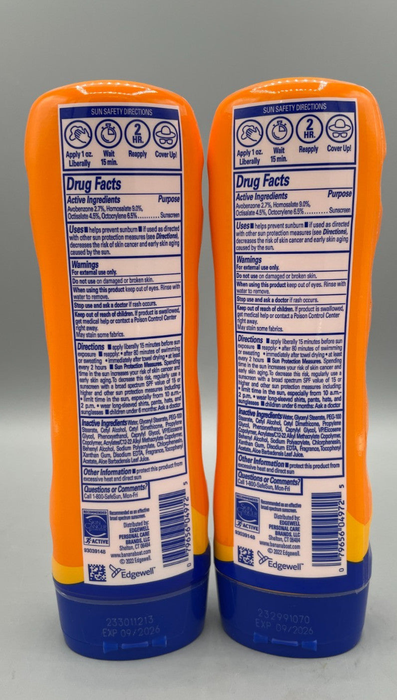 SPF 50 Sunscreen Lotion - Ultra Sport Waterproof Sunblock for Active Outdoor Use - 16 Fl Oz, 2 Pack