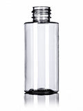 Clear Plastic 2 oz Round Bottles with Caps - Multiple Counts & Closure Options