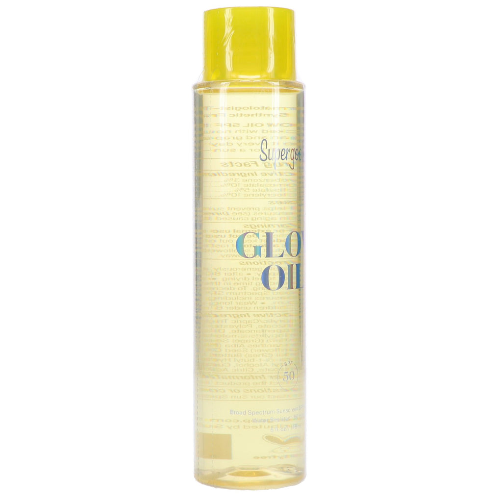 Supergoop! SPF 50 Glow Oil Body Sunscreen 5 oz - Broad Spectrum UV Protection