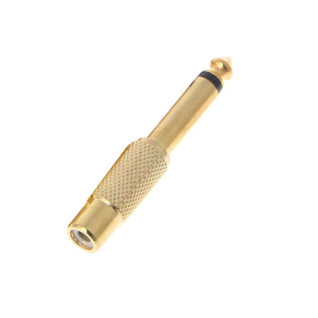 Cheyenne Hawk Pen Tattoo Power Supply 6.35mm Mono to 1/4" RCA Plug Adapter