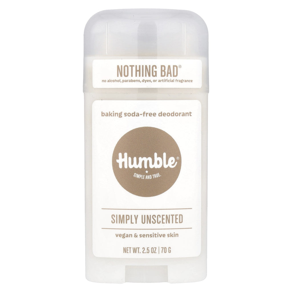 Baking Soda-Free Unscented Deodorant - 2.5 oz Natural & Aluminum-Free