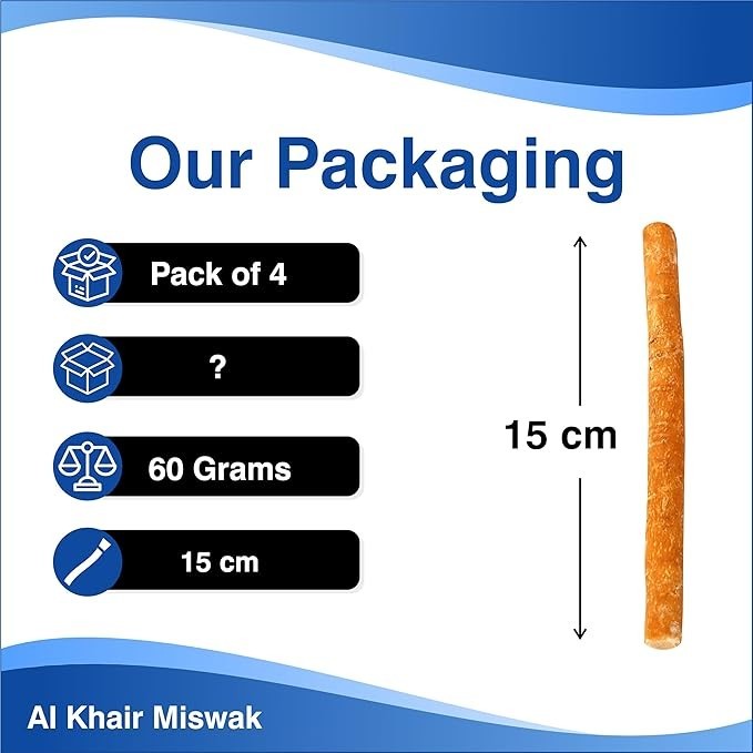 Natural Miswak Toothbrush Sticks - Eco-Friendly Oral Care Bulk Pack