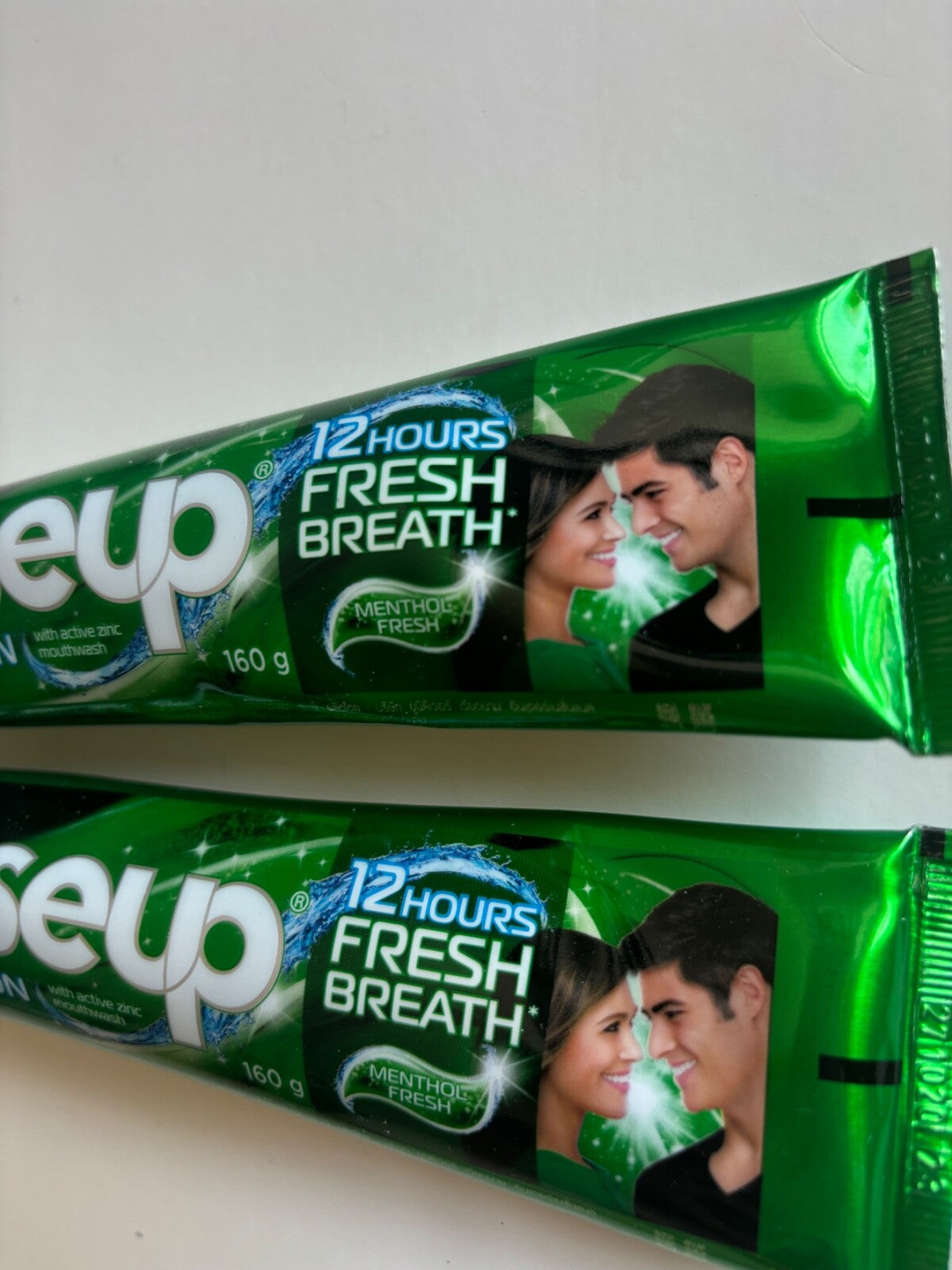 Deep Action Zinc Mouthwash Toothpaste 160g - 2 Tubes, Fresh Breath