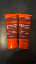 Whole Body Deodorant Bourbon Leather 2 Pack - Pits Feet & Body