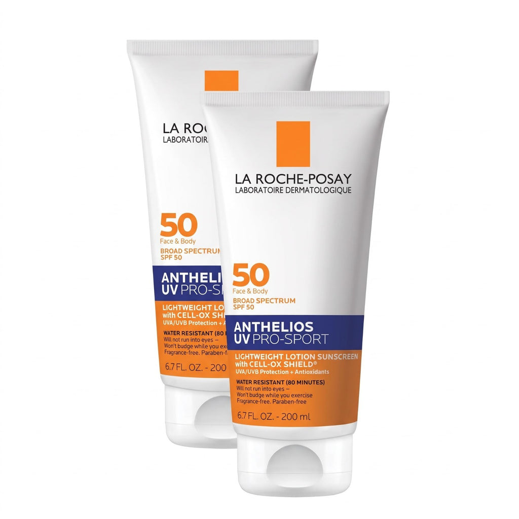 SPF 50 Water-Resistant Sunscreen for Face & Body - Long-Lasting UV Protection