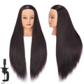 Practice Mannequin Head 26-28 Inch Synthetic Hair for Braiding & Styling