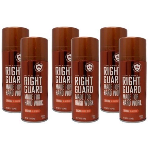 Right Guard Sport Original Deodorant Aerosol 8.5 oz - 6 Pack